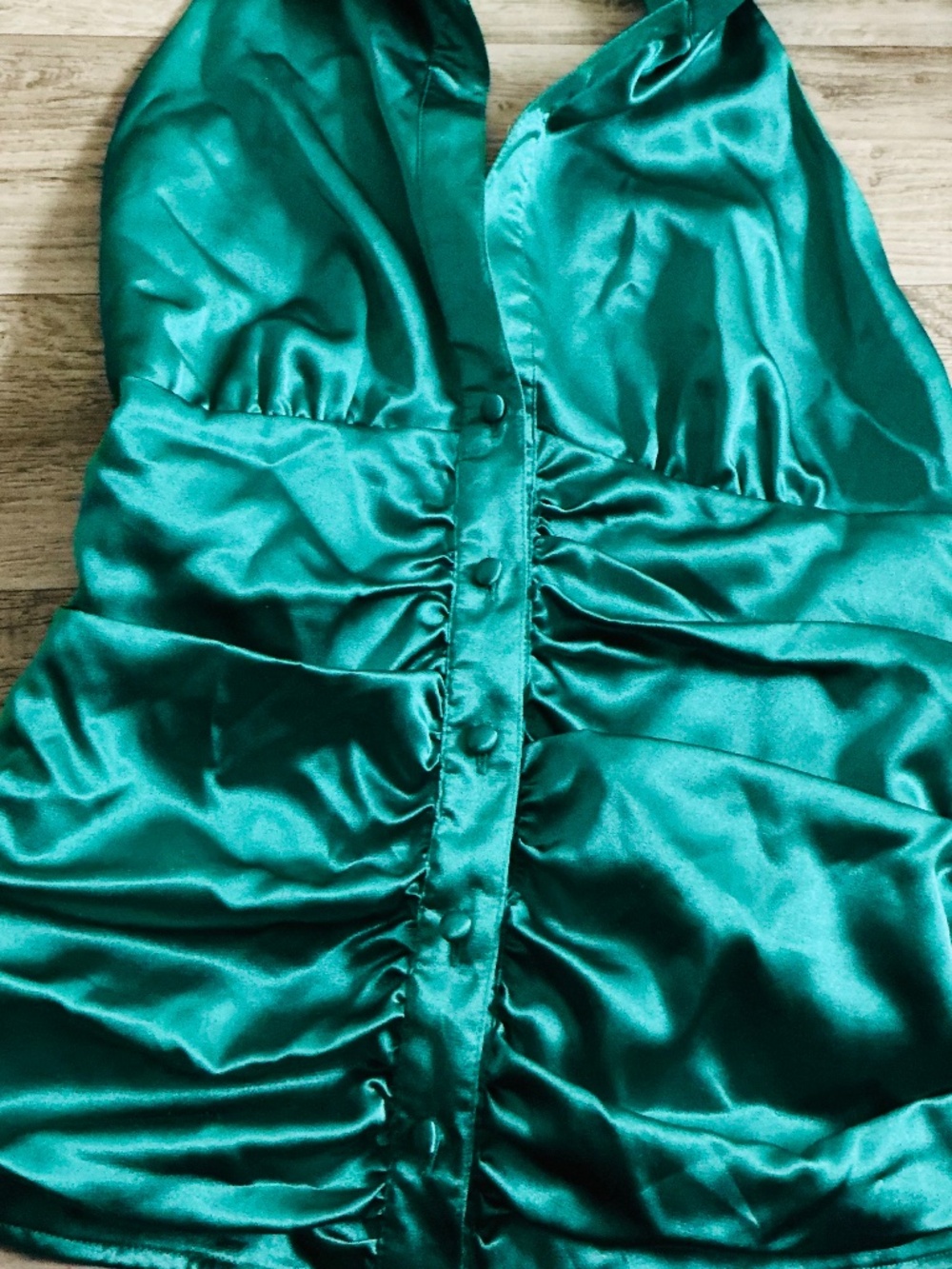 Vintage xoxo Y2K  new with tags green halter top